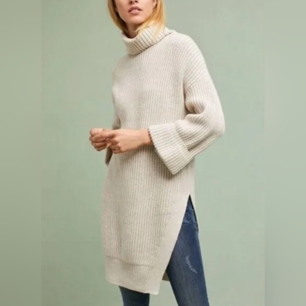 Anthropologie Moth Turtleneck Long-line Sweater‎ Dress